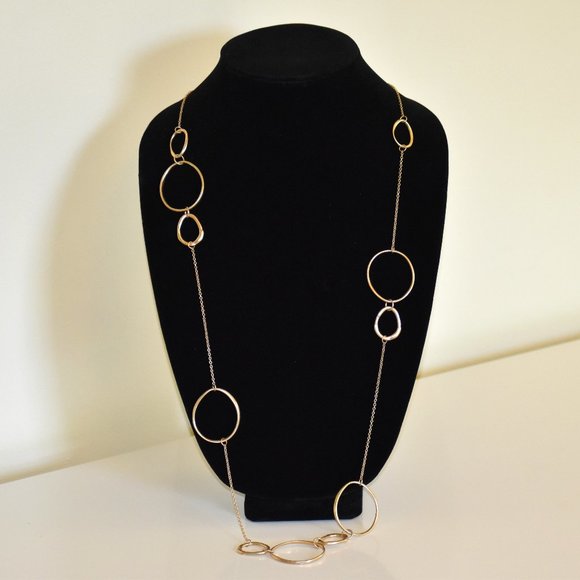 Banana Republic Long Gold Necklace | Brand New & Never Worn - Picture 1 of 7